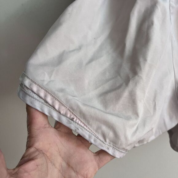 Women’s Nike Dri-Fit Tempo Lined Running Shorts Lavender Gray Trim Medium *flaw - Picture 4 of 11